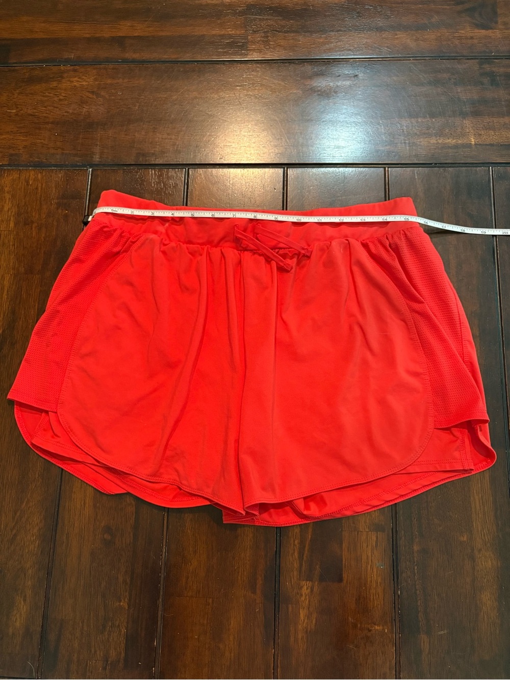 Avia Women’s Performance Bright Orange Lined Running Shorts Size 12/14